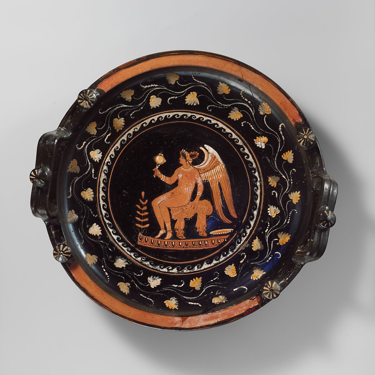 Terracotta lekanis (dish), Attributed to the Menzies Group, Terracotta, Greek, South Italian, Apulian 