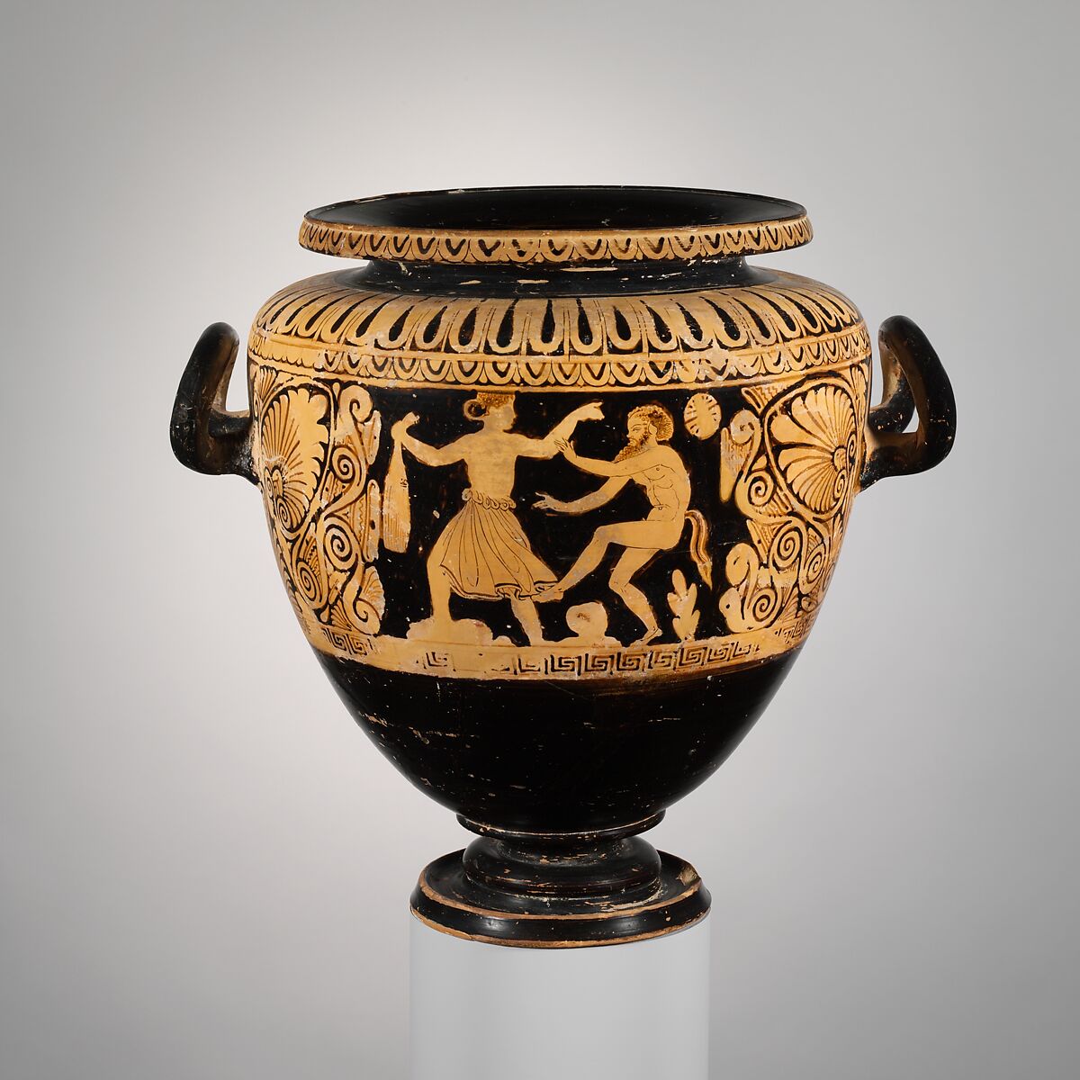 Terracotta stamnos (jar), Attributed to the Captives Group, Terracotta, Faliscan