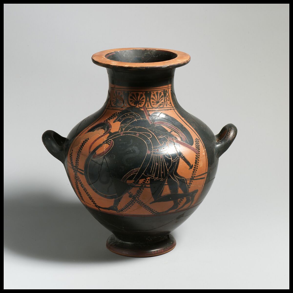 Hydria, Terracotta, Greek, Attic 