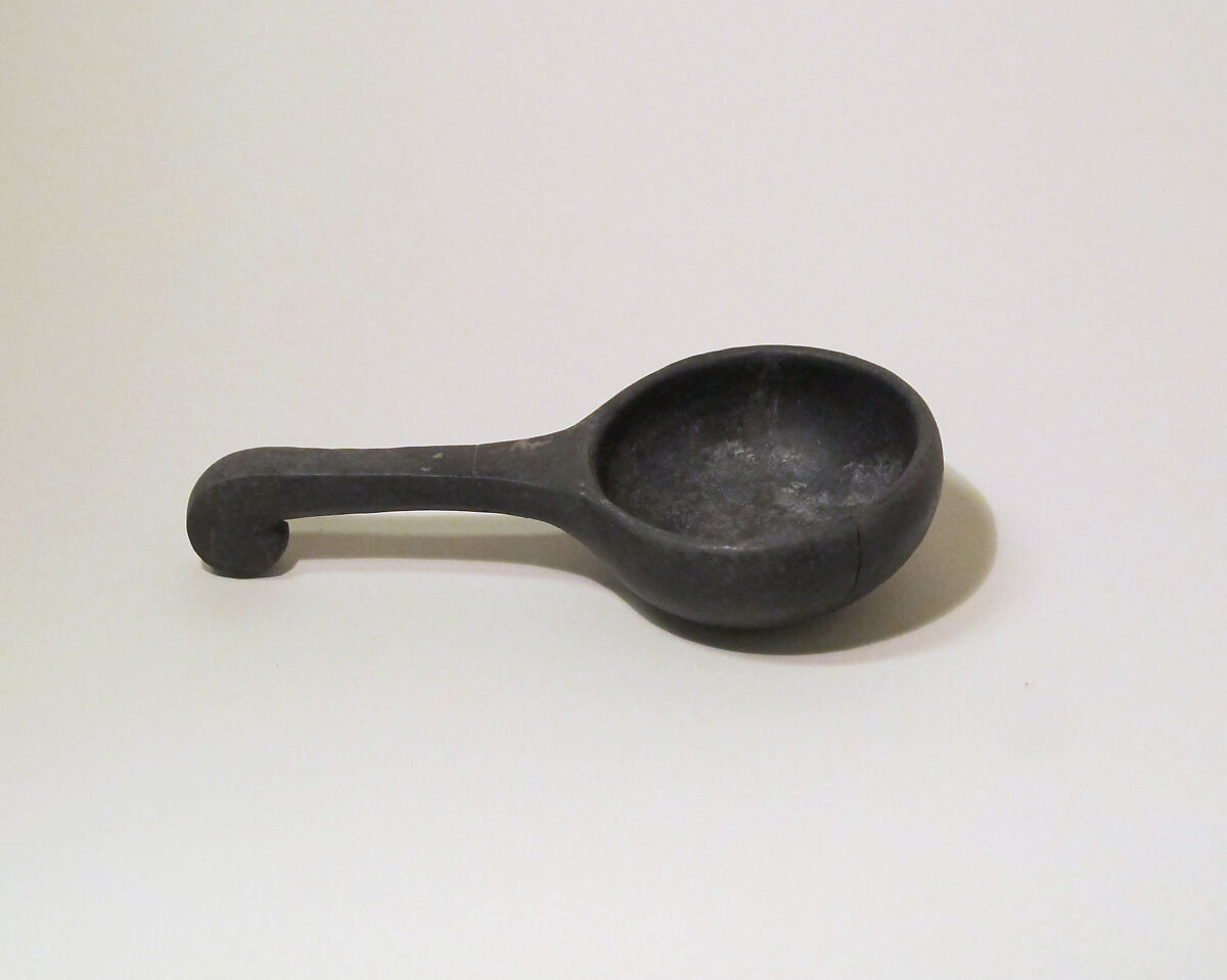 Focolare spoon, Terracotta, Etruscan 