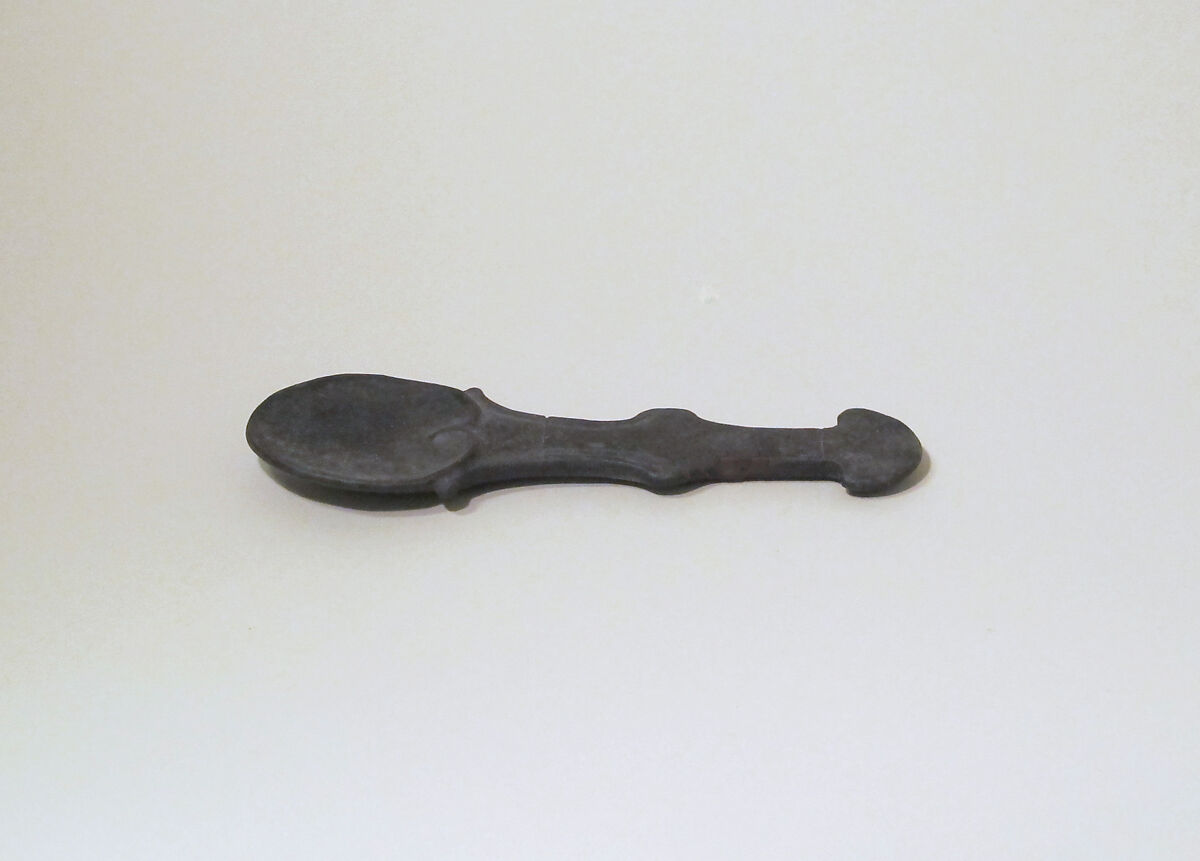 Focolare spoon, Terracotta, Etruscan 