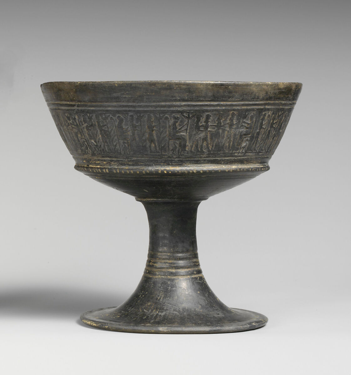 Terracotta chalice, Terracotta, Etruscan 