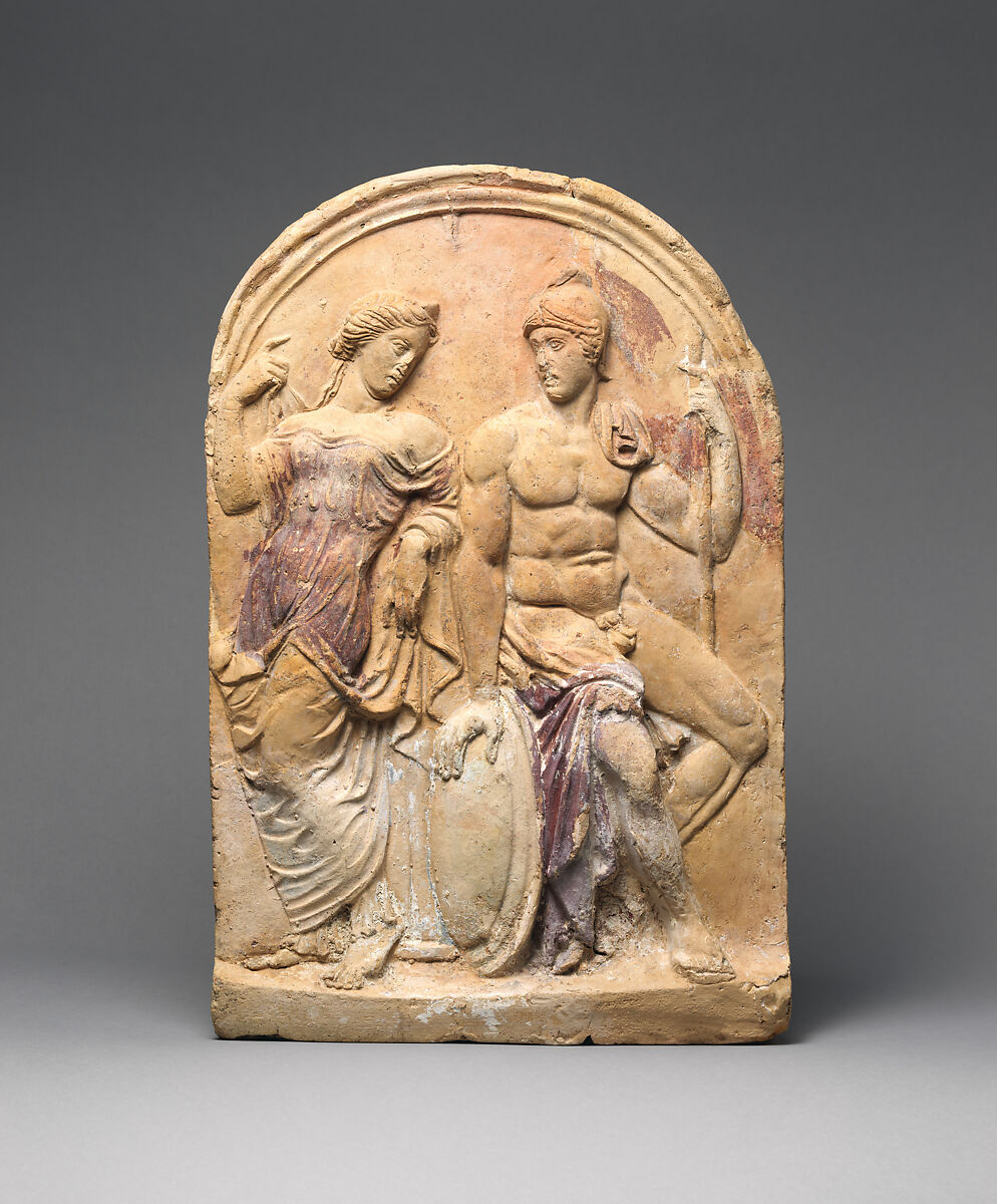 Terracotta antefix, Terracotta, Roman