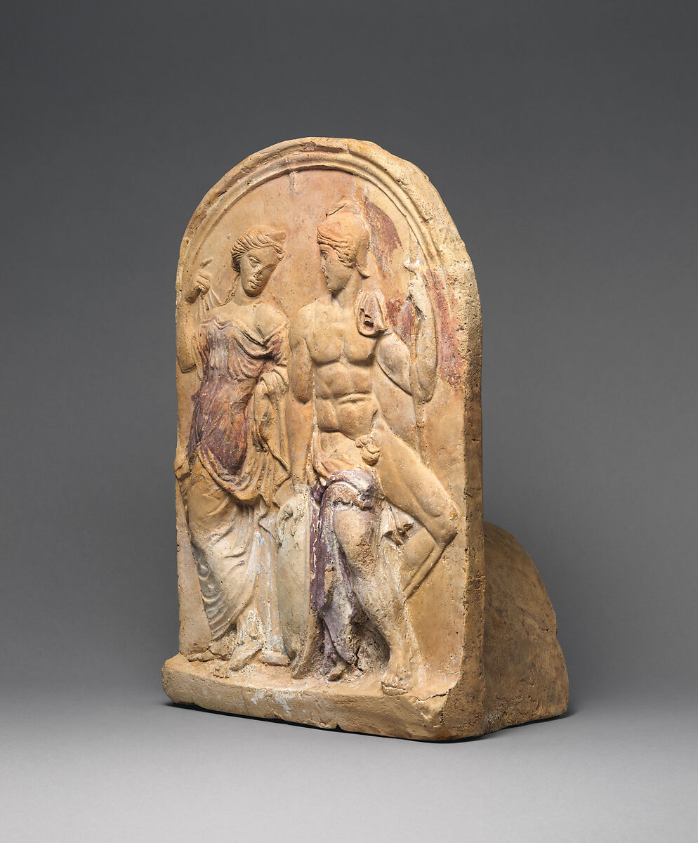 Terracotta antefix, Terracotta, Roman