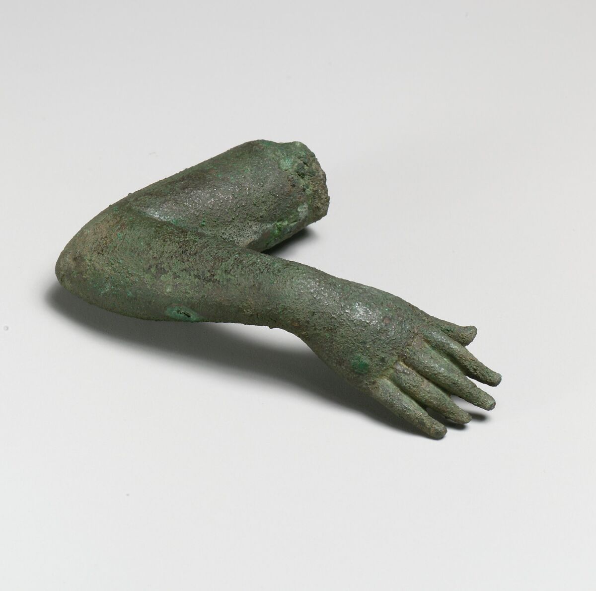 Arm fragment of Aphrodite, Bronze, Egyptian; el-Bahnasa 