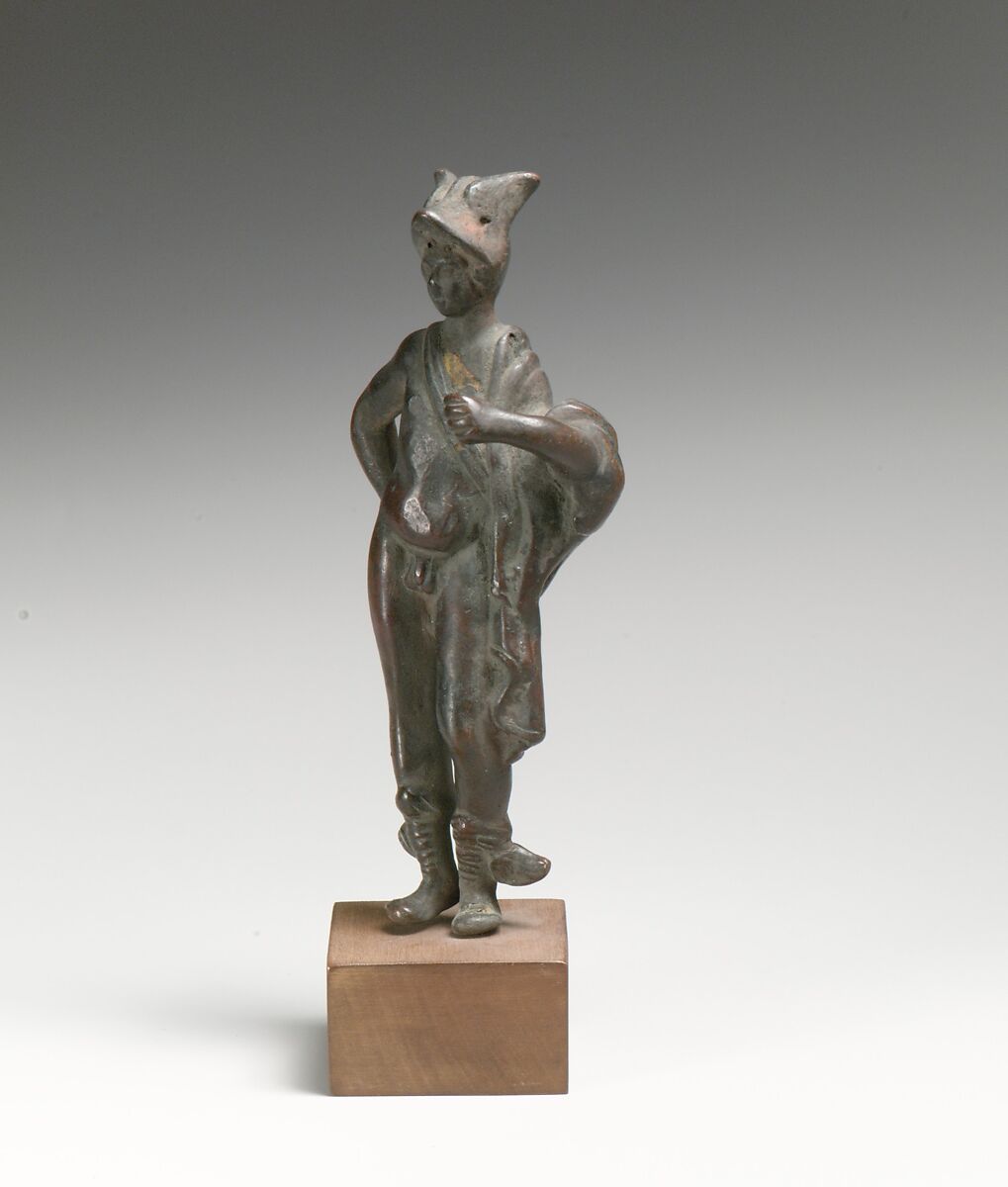 Bronze statuette of Hermes, Bronze, Greek or Roman 