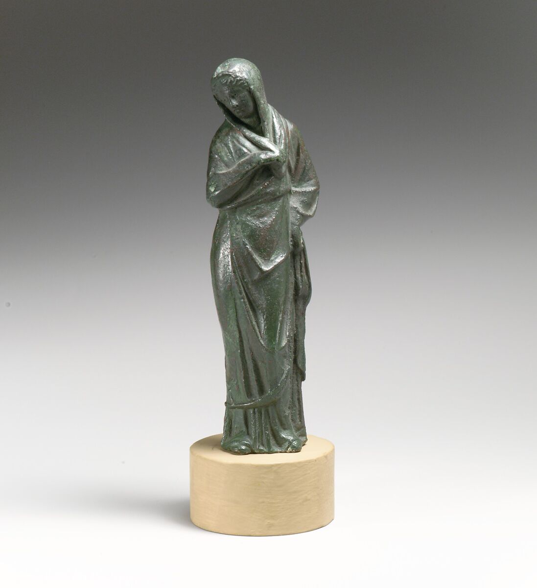Statuette of a woman, Bronze, Roman 