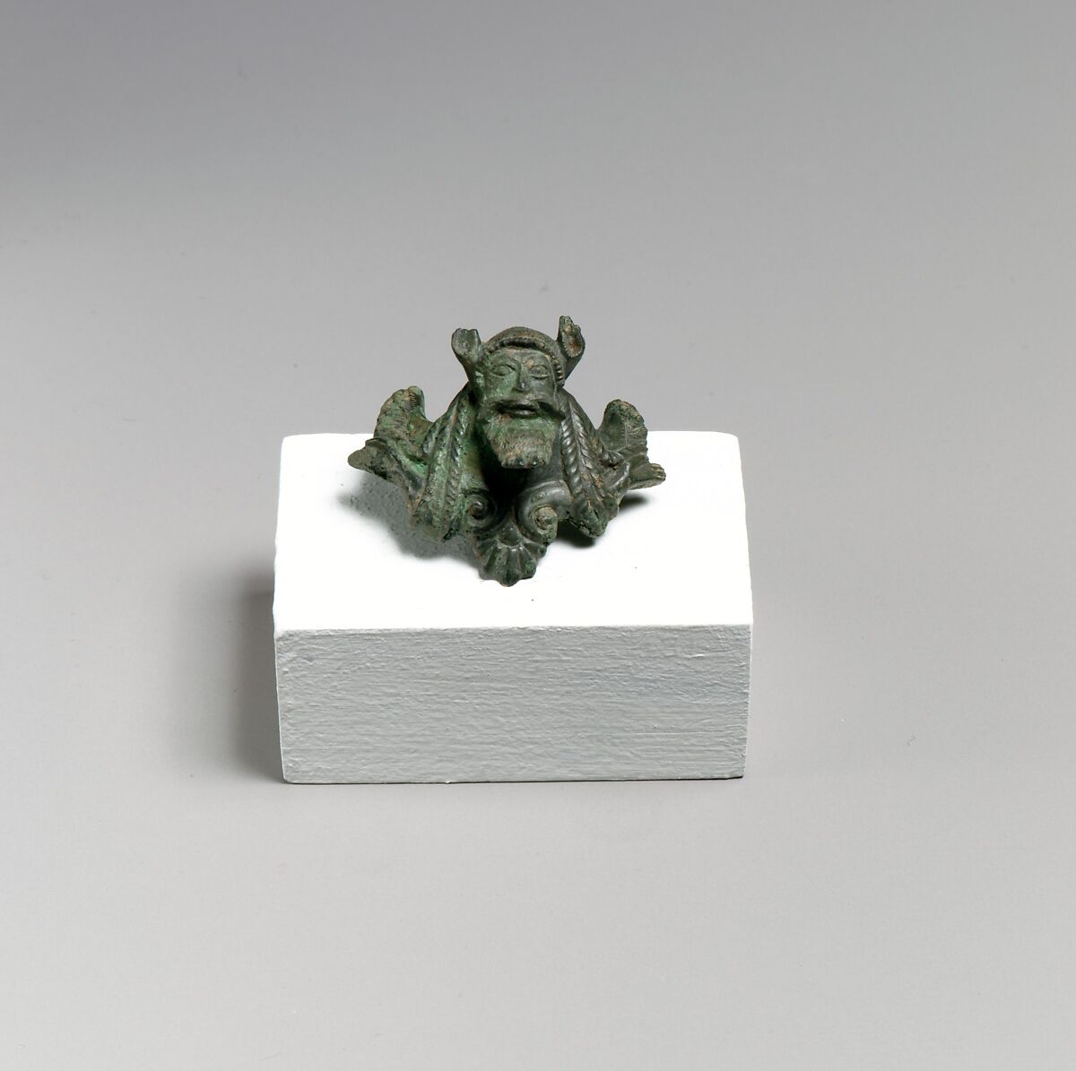 Bronze helmet attachment, Bronze, Etruscan