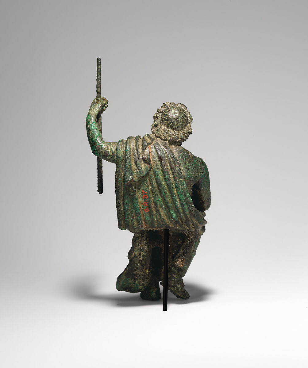 Bronze statuette of Jupiter Capitolinus, Bronze, Roman