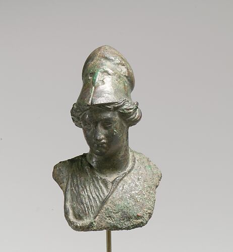 Bronze bust of Minerva
