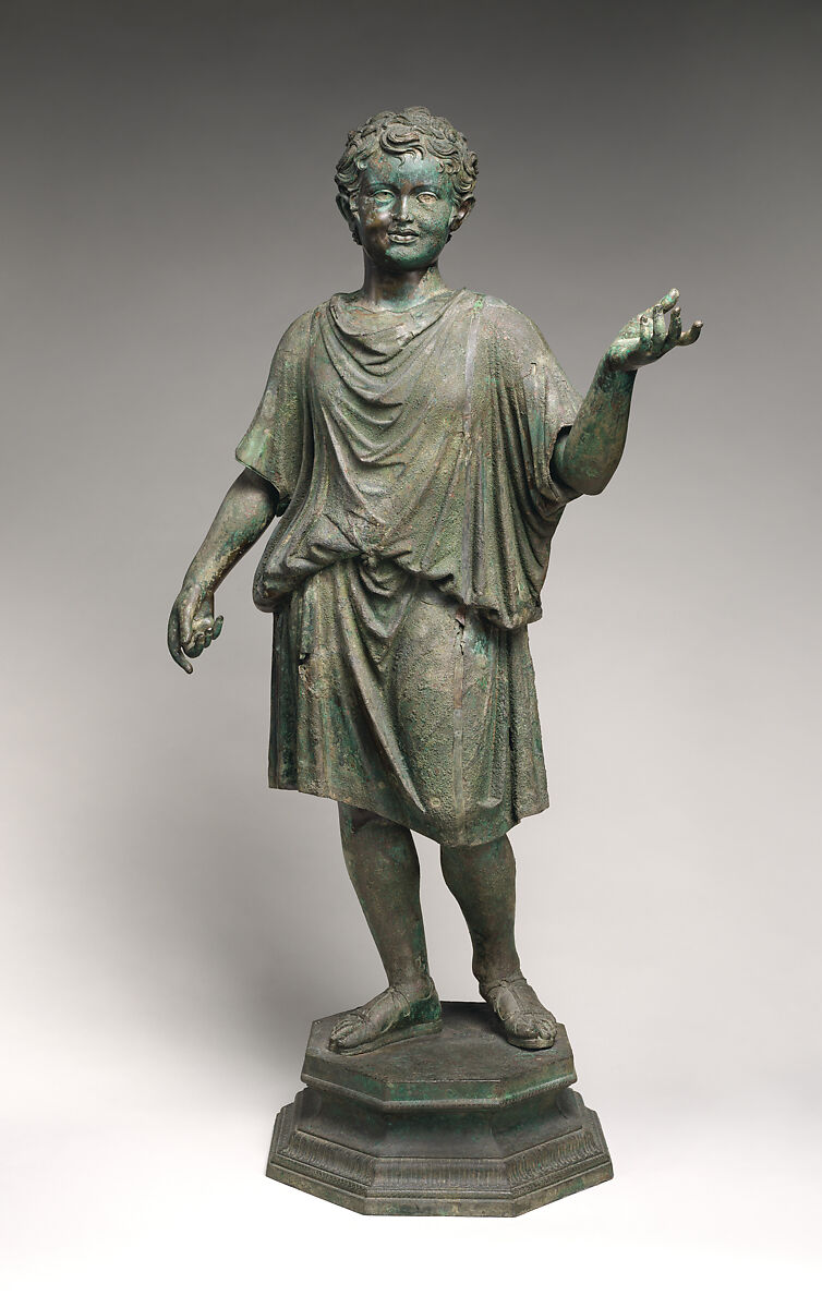 Bronze Statue Of A Camillus Acolyte Roman Early Imperial Julio Claudian The Metropolitan Museum Of Art