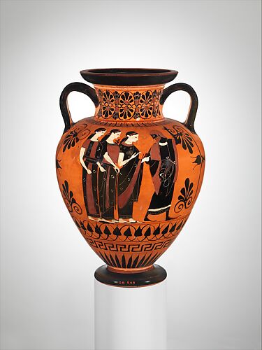 Terracotta neck-amphora (jar)