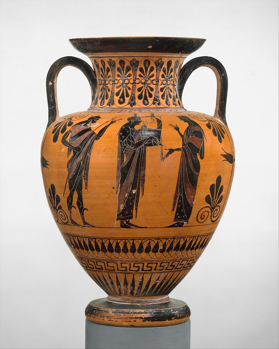 Terracotta neck-amphora (jar)