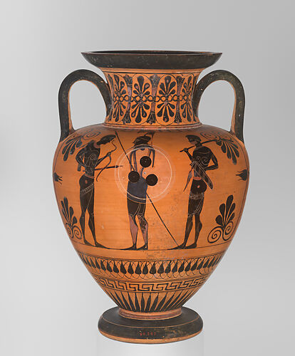 Terracotta neck-amphora (jar)