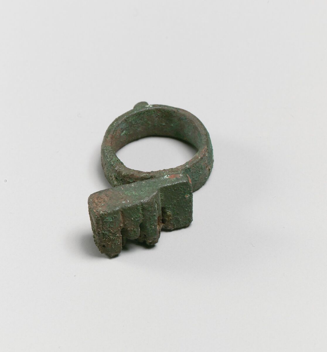 Bronze ring key, Bronze, Roman 