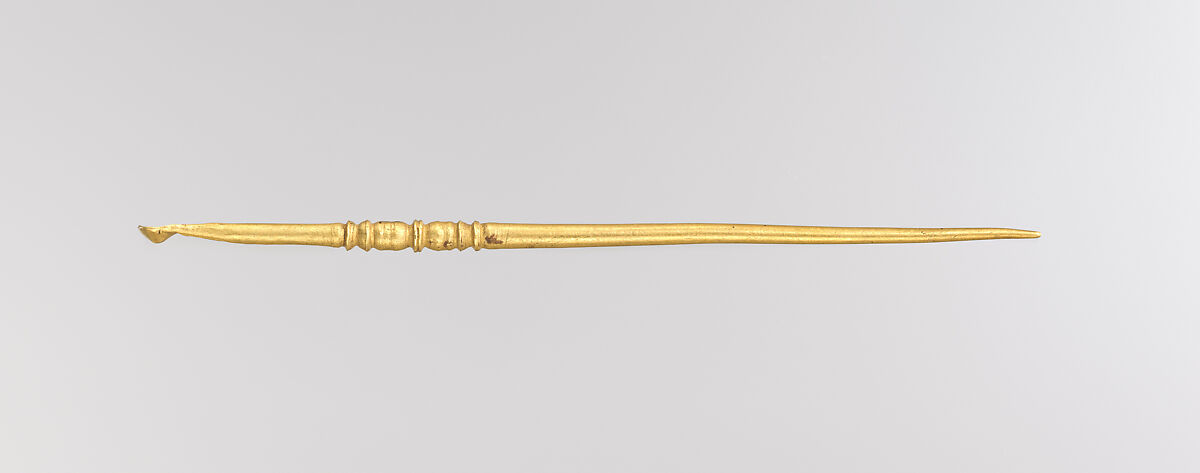 Gold ear pick, Gold, Roman