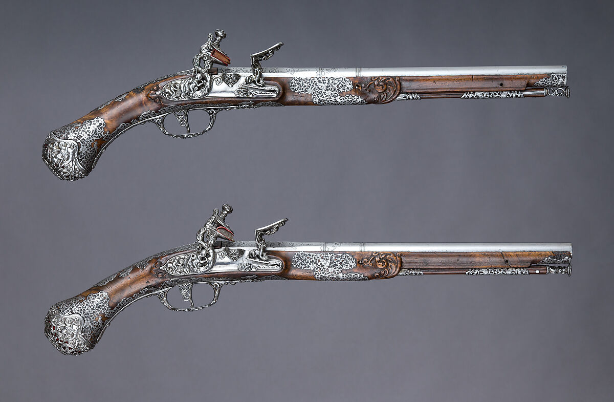 17th Century French Flintlock Pistol