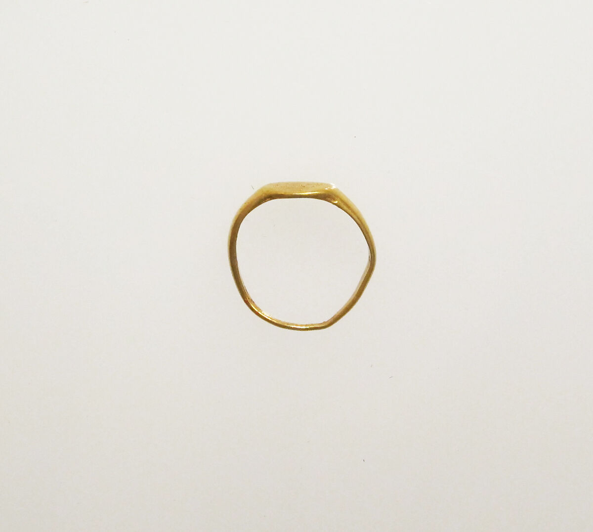 Ring with inscription, Gold, Roman 