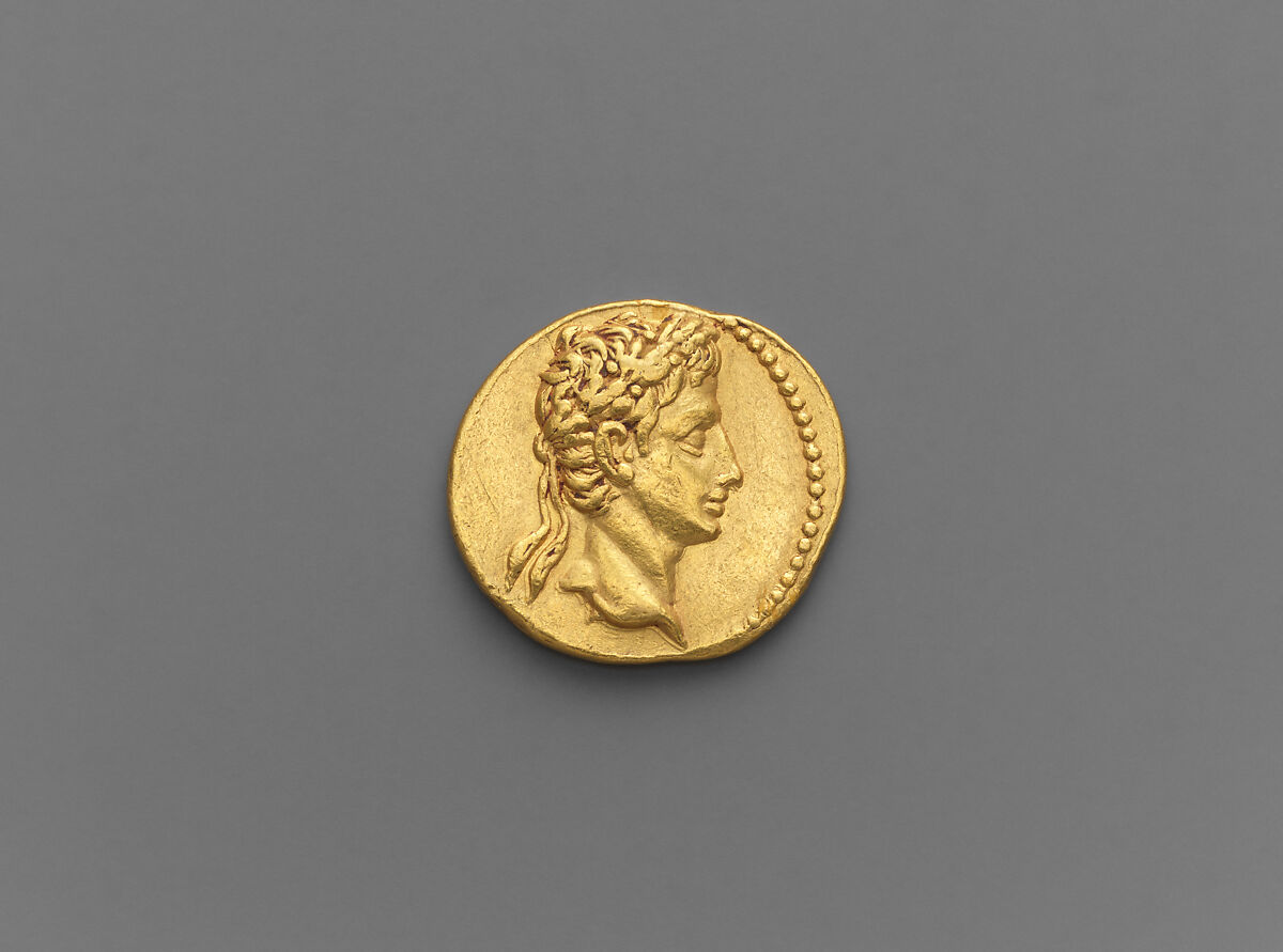 Gold aureus of Augustus, Gold, Roman