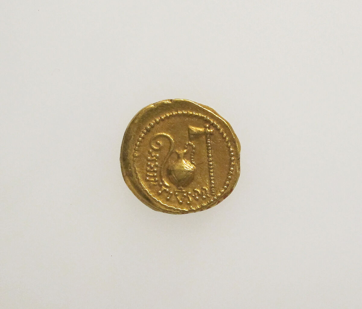 Gold aureus of Julius Caesar, Gold, Roman
