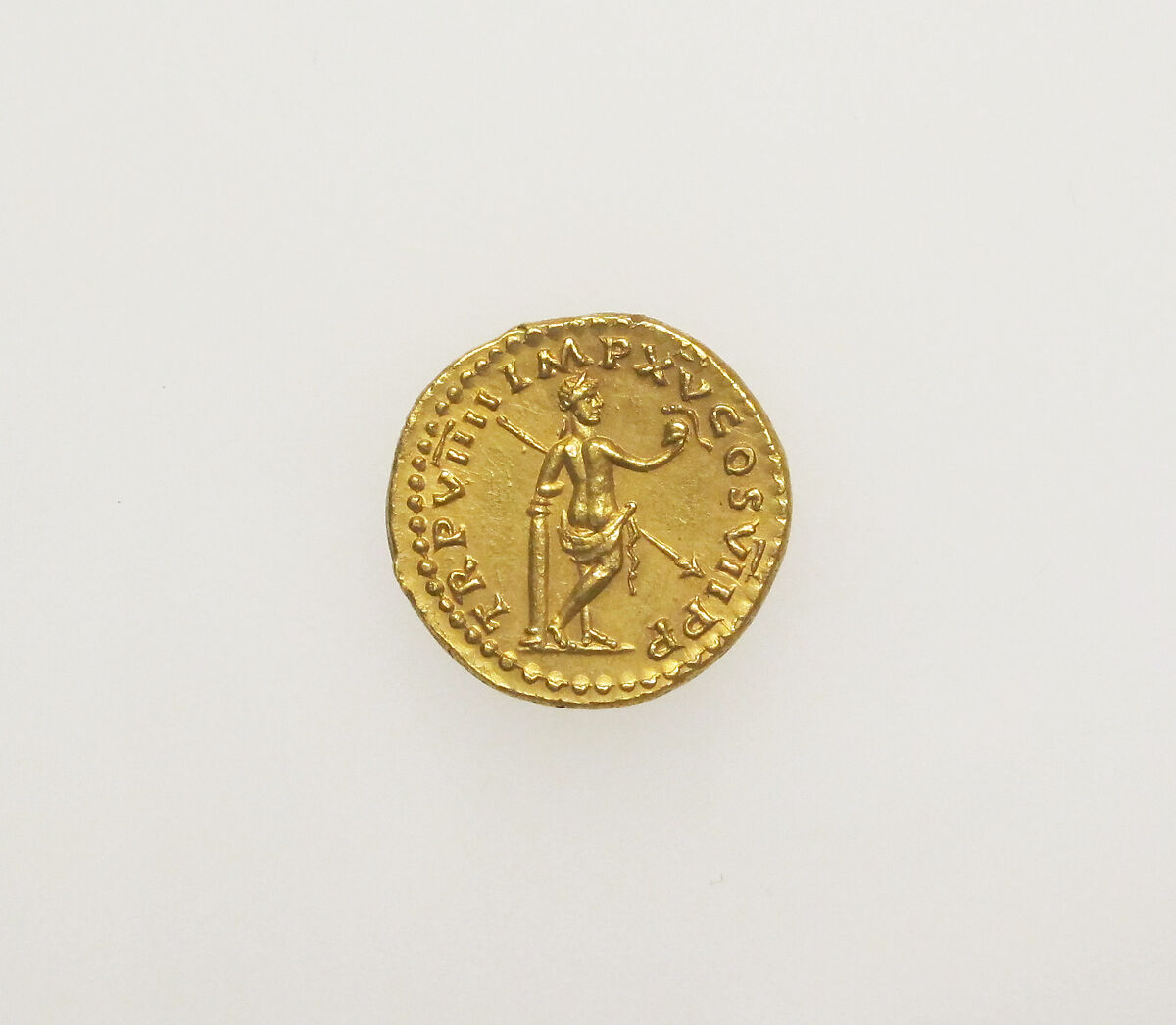 Gold aureus of Titus, Gold, Roman