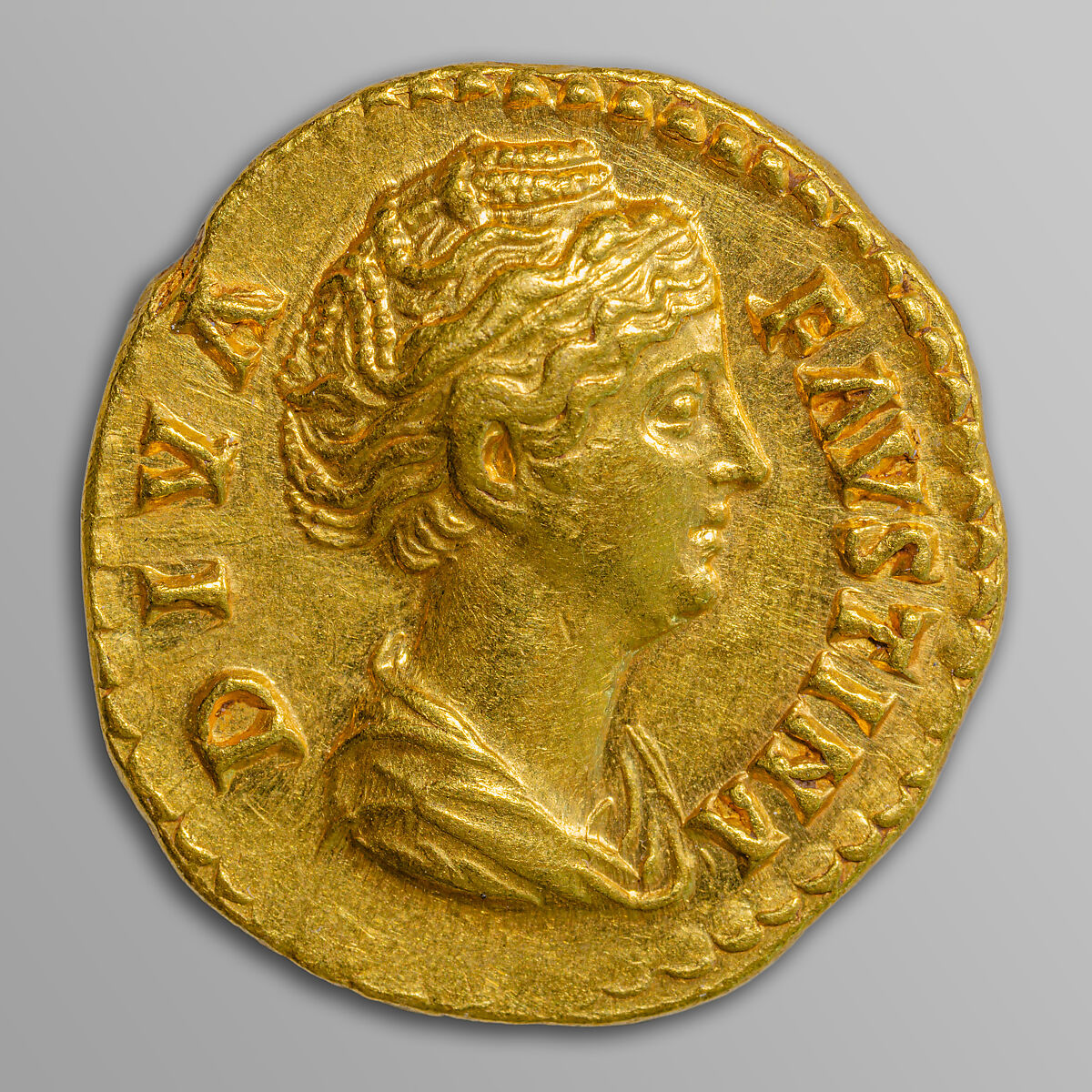 Gold aureus of Antoninus Pius, Gold, Roman 