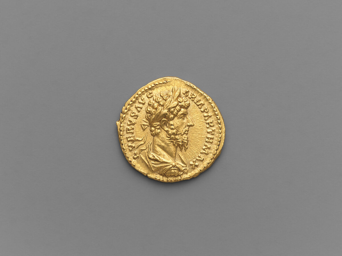 Gold aureus of Lucius Verus, Gold, Roman