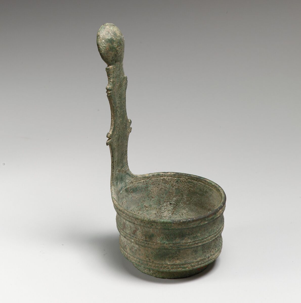 Bronze simpulum (ladle), Bronze, Roman 