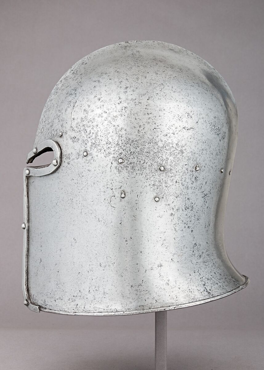 Barbute, Bernardino da Carnago (Italian, active in Milan and Naples, ca. 1475), Steel, Italian, Milan