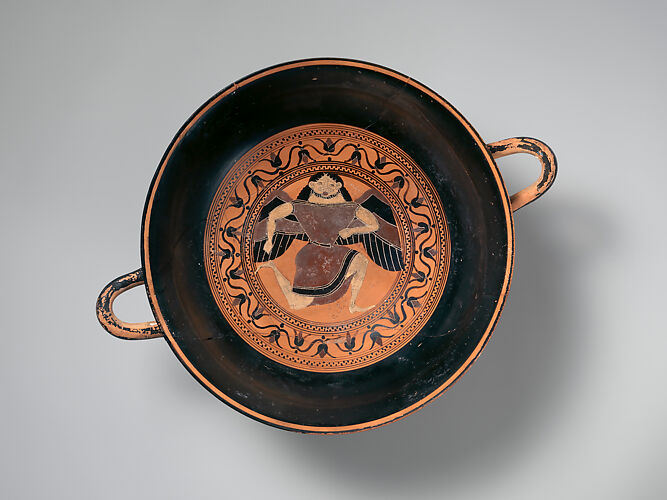 Terracotta kylix: Siana cup (drinking cup)