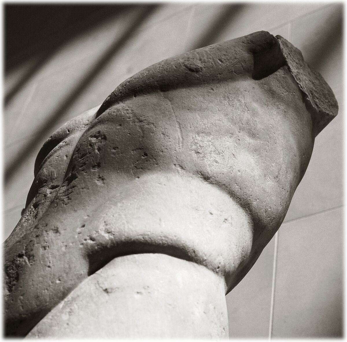 Marble statue of the Diadoumenos (youth tying a fillet around his head), Copy of work attributed to Polykleitos, Marble, Roman