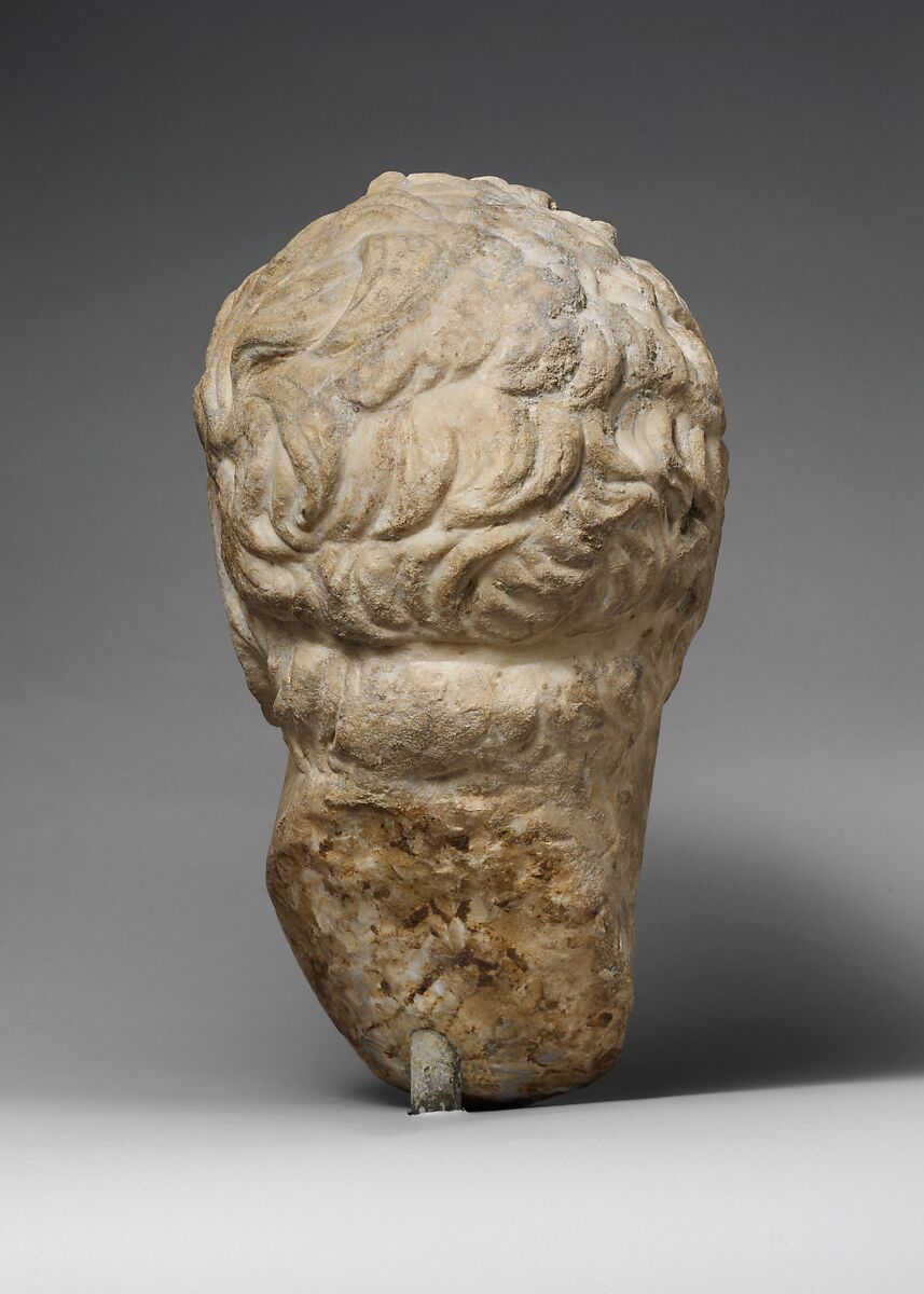 Marble head of a Hellenistic ruler, Marble, Roman