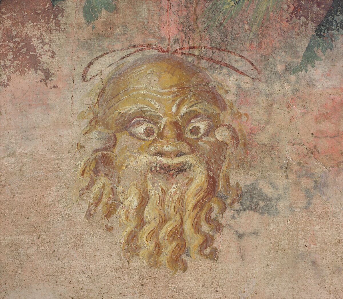 Wall painting from the west wall of Room L of the Villa of P. Fannius Synistor at Boscoreale, Fresco, Roman