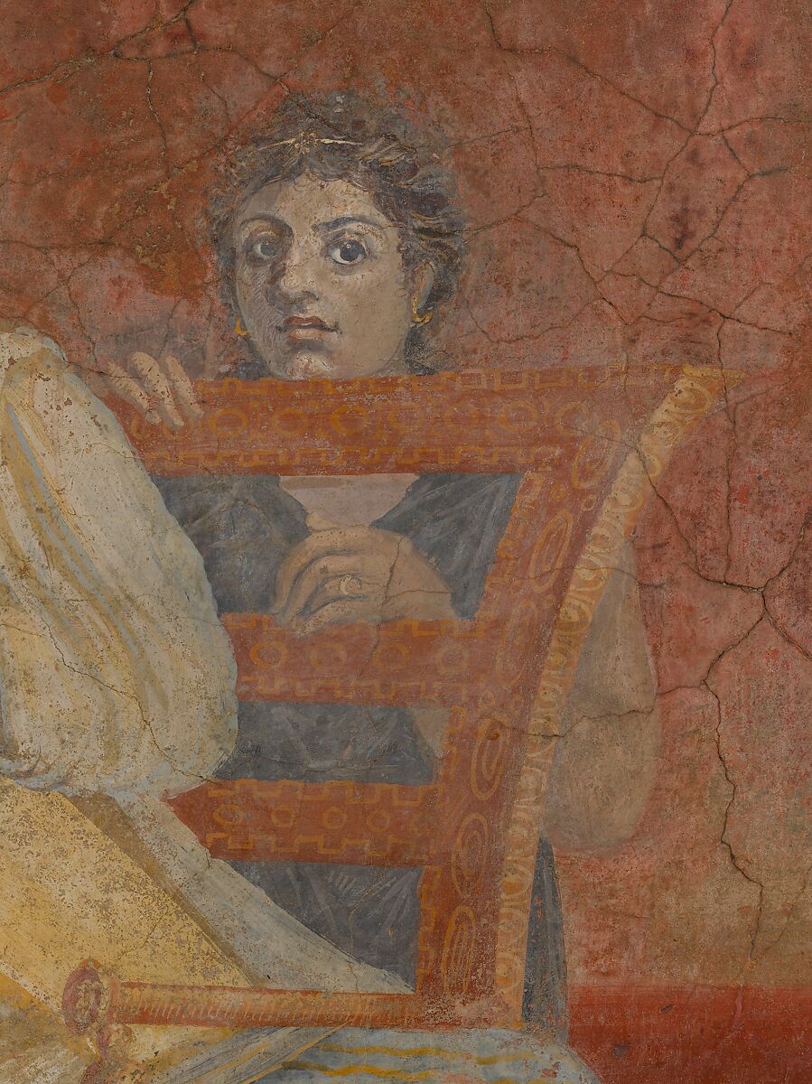 Wall painting from Room H of the Villa of P. Fannius Synistor at Boscoreale, Fresco, Roman