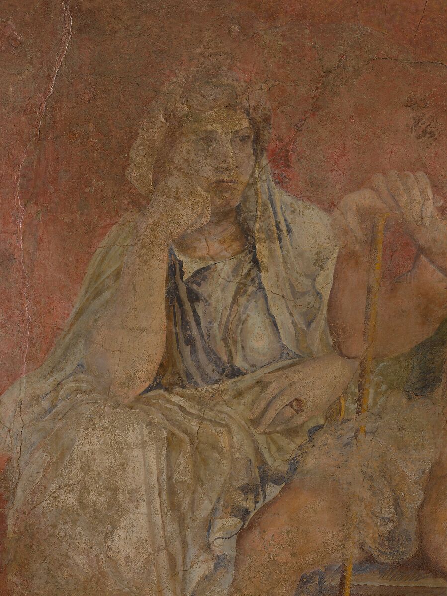 Wall painting from Room H of the Villa of P. Fannius Synistor at Boscoreale, Fresco, Roman