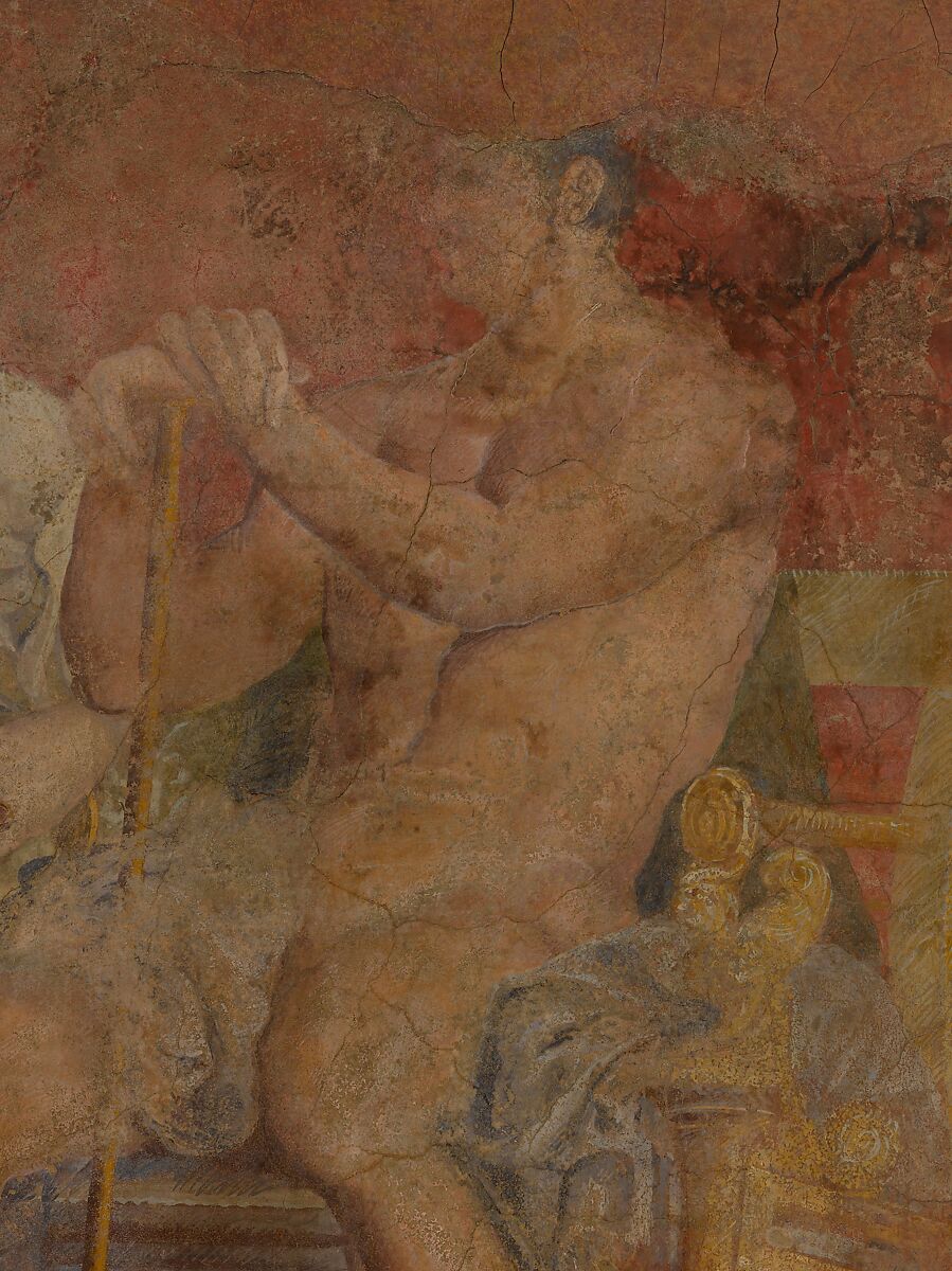 Wall painting from Room H of the Villa of P. Fannius Synistor at Boscoreale, Fresco, Roman