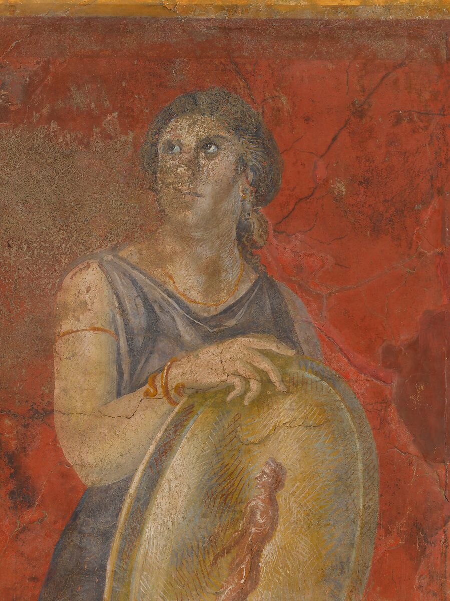Wall painting from Room H of the Villa of P. Fannius Synistor at Boscoreale, Fresco, Roman