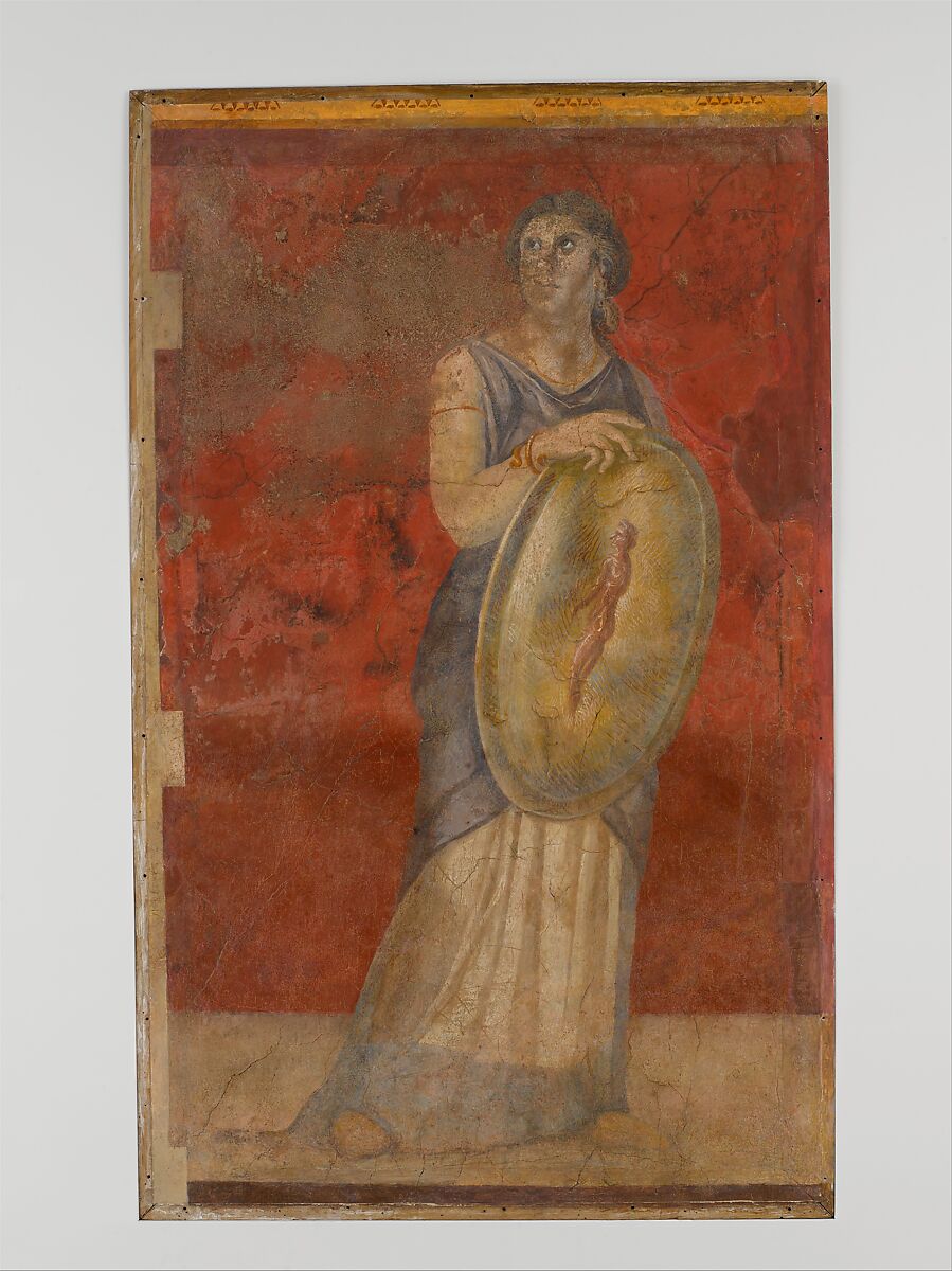 Wall painting from Room H of the Villa of P. Fannius Synistor at Boscoreale, Fresco, Roman 