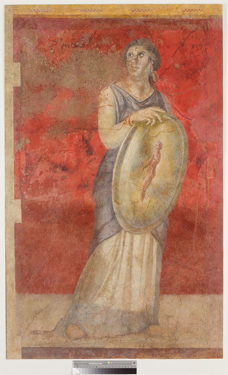 Wall painting from Room H of the Villa of P. Fannius Synistor at Boscoreale, Fresco, Roman
