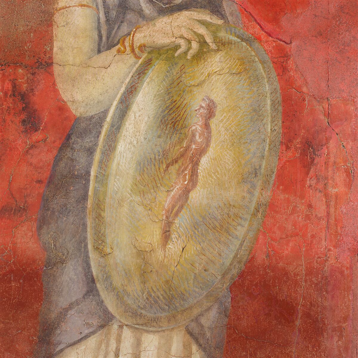Wall painting from Room H of the Villa of P. Fannius Synistor at Boscoreale, Fresco, Roman