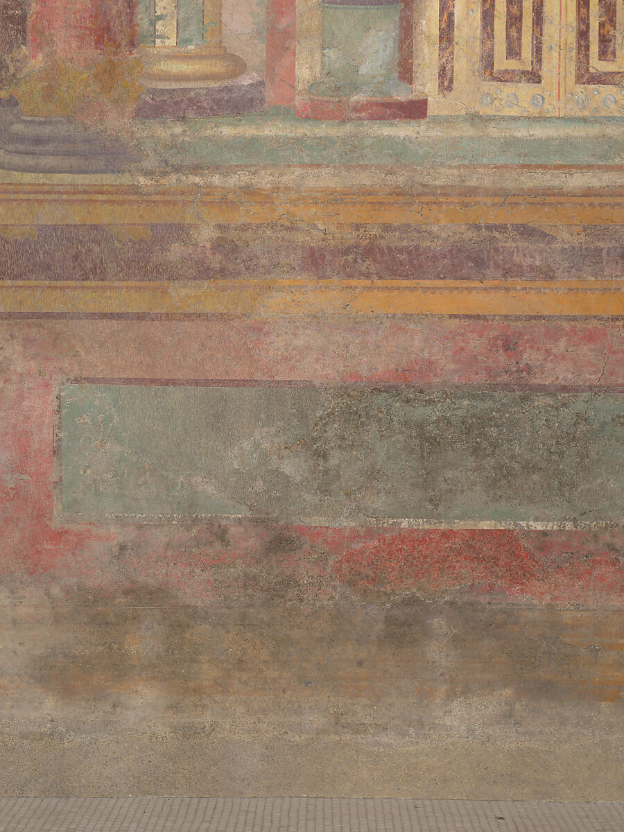 Cubiculum (bedroom) from the Villa of P. Fannius Synistor at Boscoreale, Fresco, Roman
