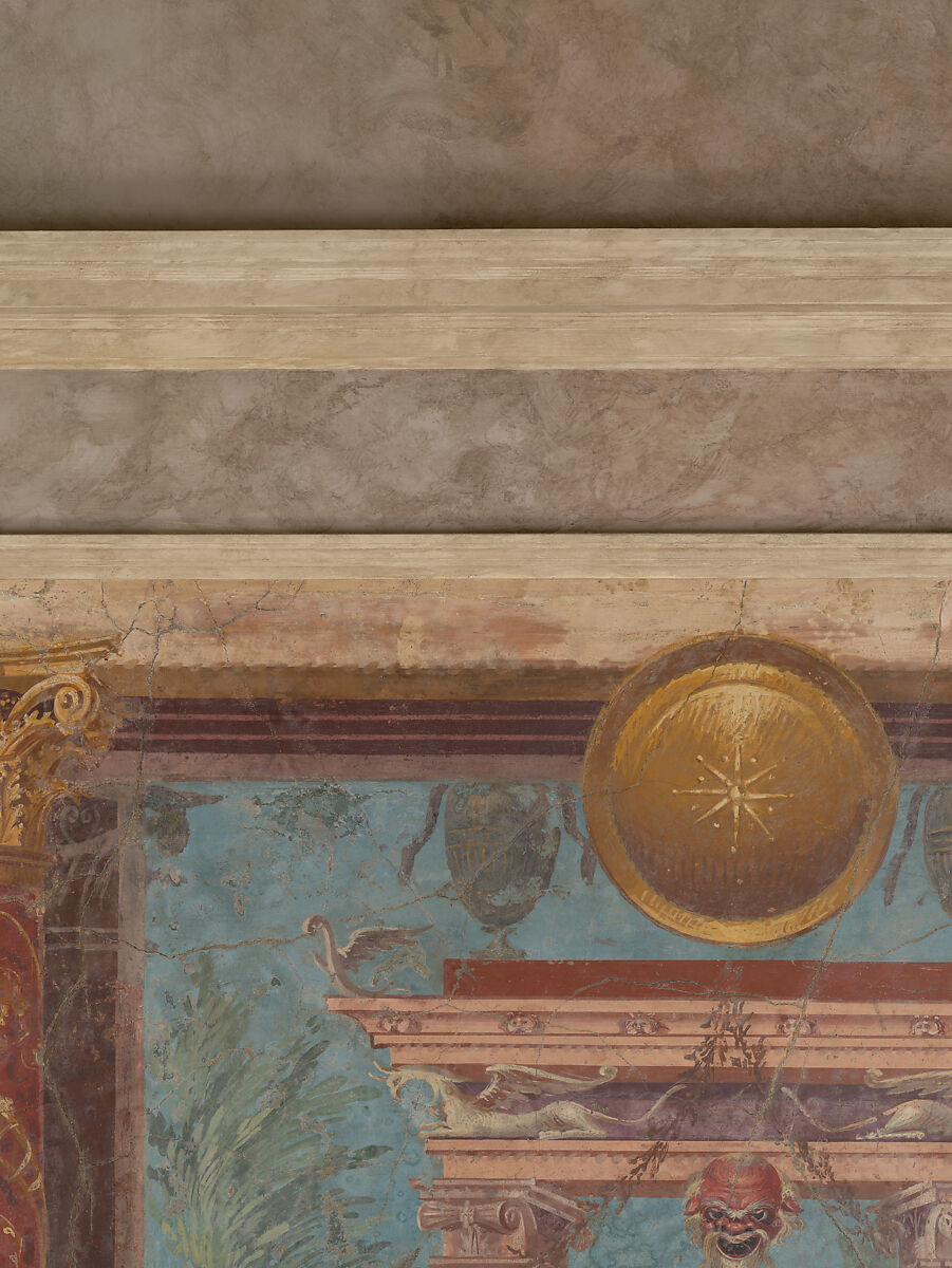 Cubiculum (bedroom) from the Villa of P. Fannius Synistor at Boscoreale, Fresco, Roman