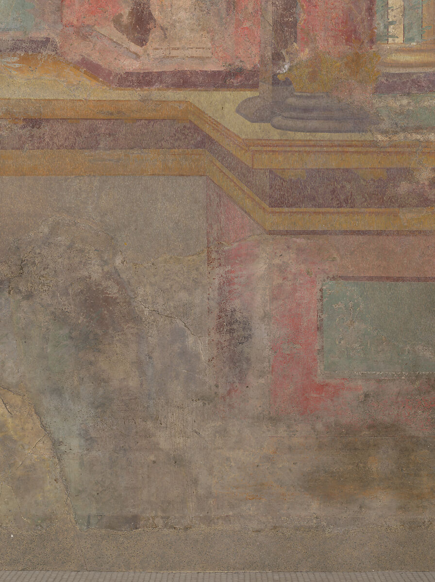 Cubiculum (bedroom) from the Villa of P. Fannius Synistor at Boscoreale, Fresco, Roman