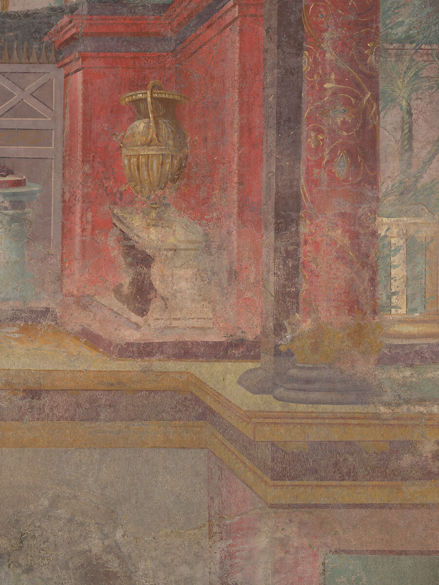 Cubiculum (bedroom) from the Villa of P. Fannius Synistor at Boscoreale, Fresco, Roman