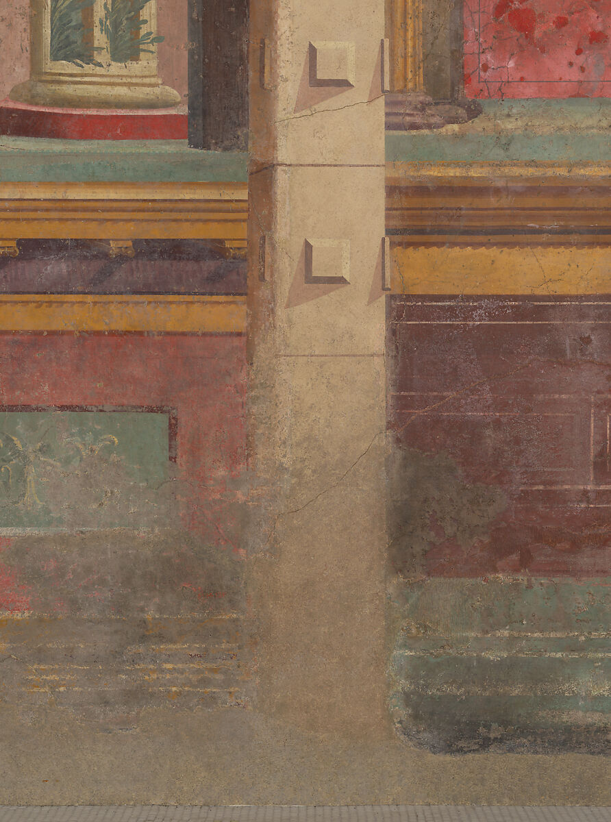 Cubiculum (bedroom) from the Villa of P. Fannius Synistor at Boscoreale, Fresco, Roman