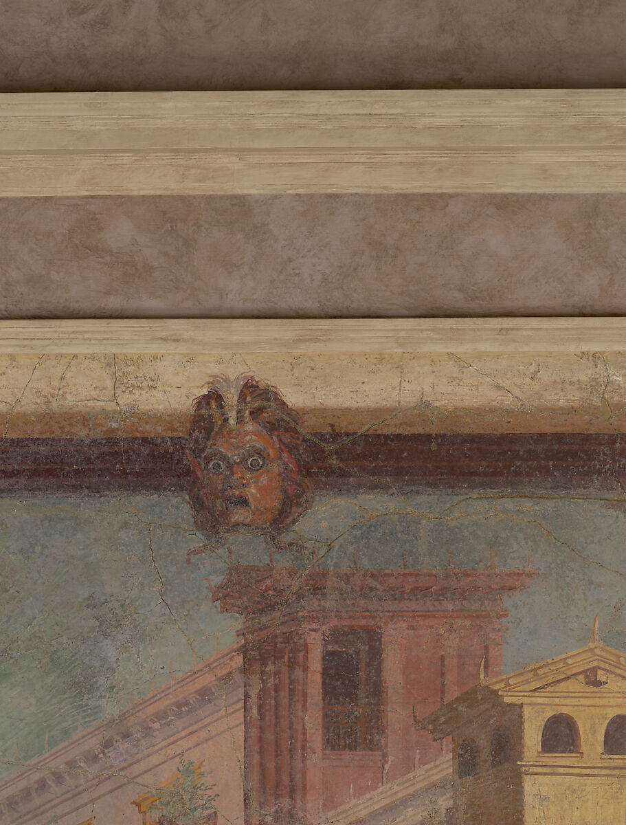 Cubiculum (bedroom) from the Villa of P. Fannius Synistor at Boscoreale, Fresco, Roman