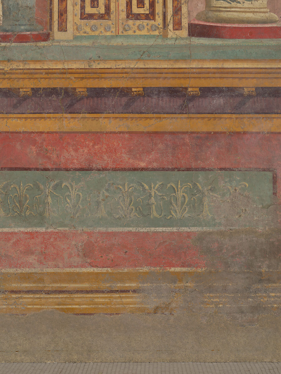 Cubiculum (bedroom) from the Villa of P. Fannius Synistor at Boscoreale, Fresco, Roman