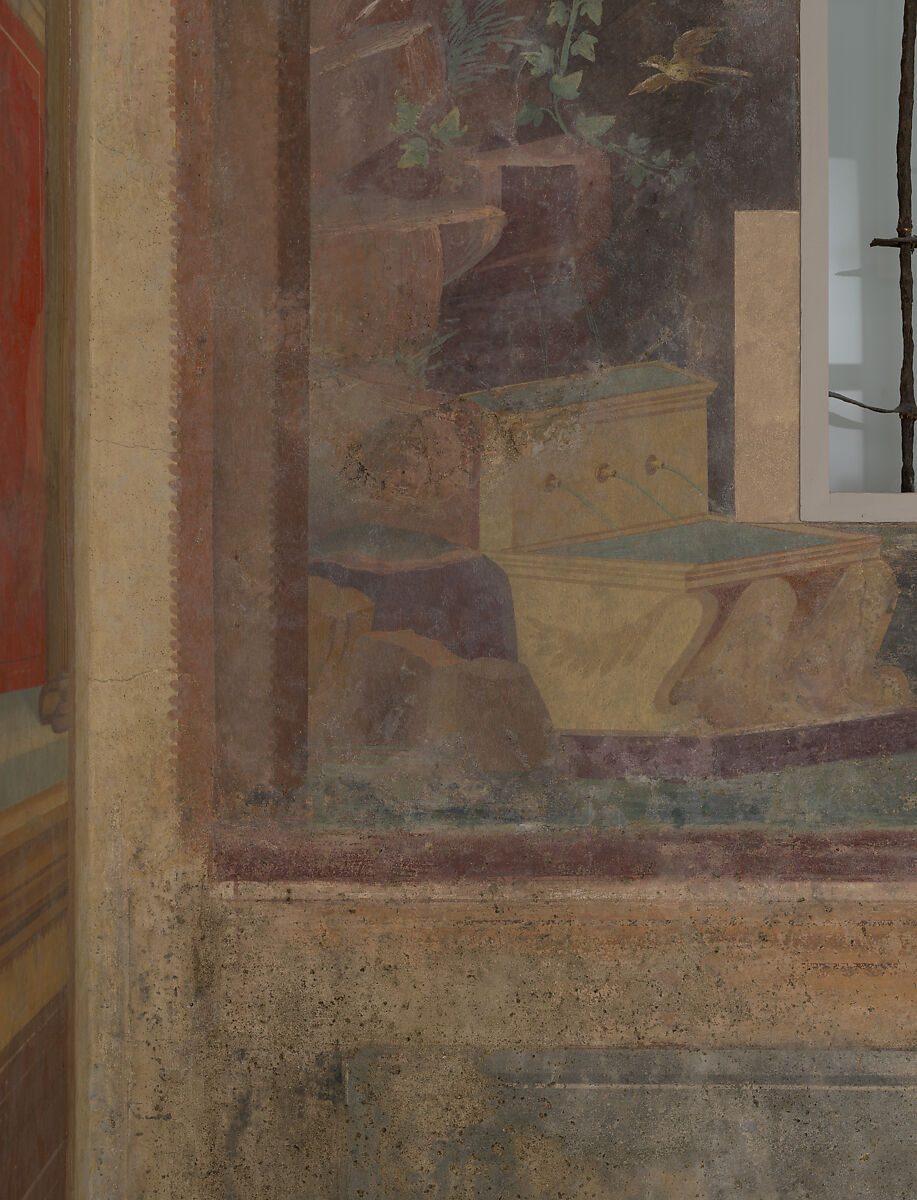 Cubiculum (bedroom) from the Villa of P. Fannius Synistor at Boscoreale, Fresco, Roman