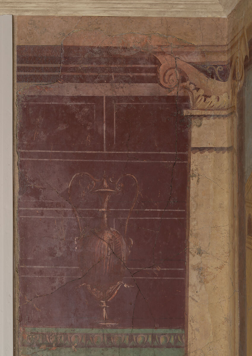 Cubiculum (bedroom) from the Villa of P. Fannius Synistor at Boscoreale, Fresco, Roman