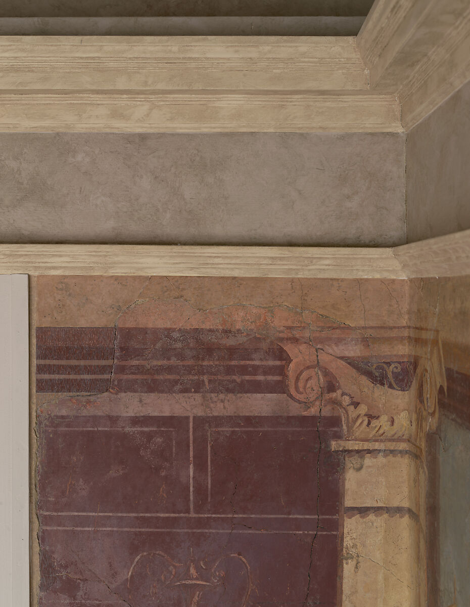 Cubiculum (bedroom) from the Villa of P. Fannius Synistor at Boscoreale, Fresco, Roman